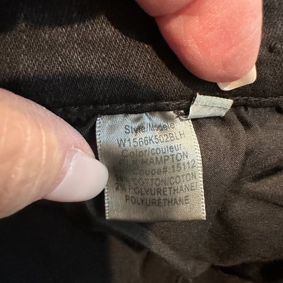 Rag & Bone Jeans Capri Mid Rise Skinny Destroyed Step Hem Black Hampton Size 27 - Picture 8 of 16